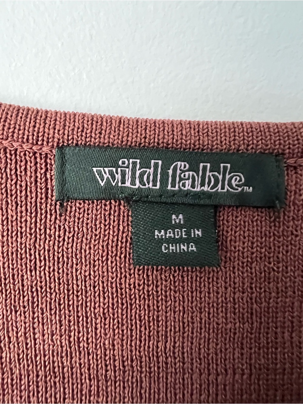 wild fable Rust Tie-Back Sleeveless Crop Tank - Picture 3 of 3